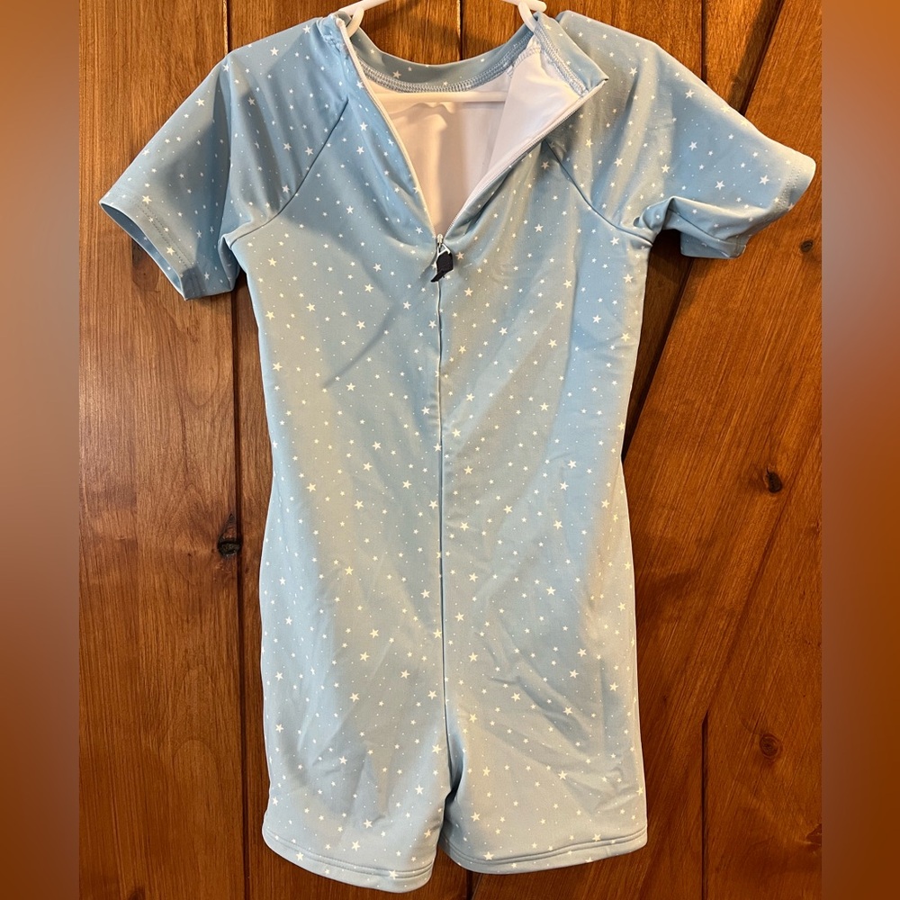 Light Blue Star Print Rashguard - Picture 3 of 4